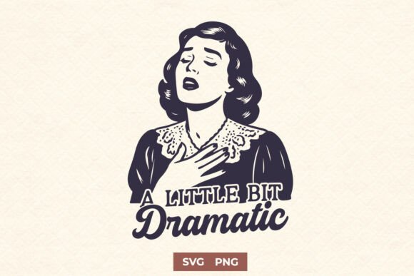 A Little Bit Dramatic Retro SVG Review