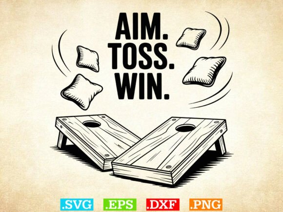 Aim. Toss. Win SVG: A Designer’s Honest Take on Cornhole-Inspired Embroidery