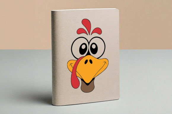 Embroidering Personality: Turkey Face Svg, Funny Thanksgiving Svg in Real Projects