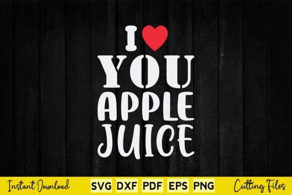 Free I Love Apple Juice Funny Teacher's Day Design Review