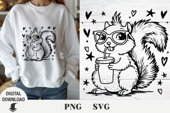 Funny Squirrel Svg: A Playful Touch for Embroidery Projects