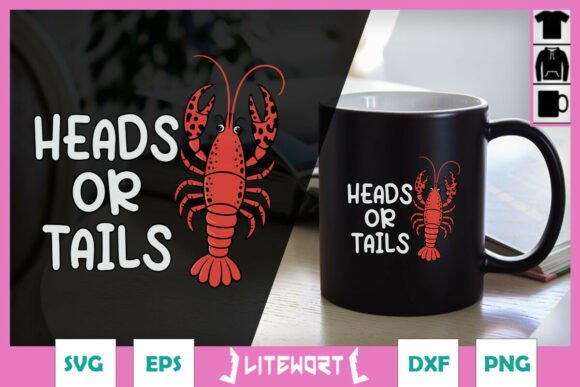 Heads or Tails Funny Shrimp SVG Review
