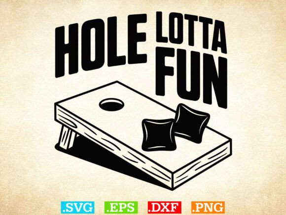 Hole Lotta Fun SVG for Lighthearted Embroidery Projects