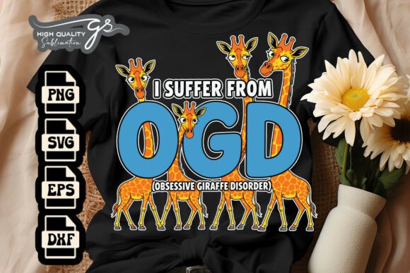 I Suffer from OGD Funny Giraffe SVG Review