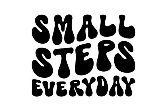 Small Steps Everyday SVG: Retro Charm for Modern Embroidery Projects