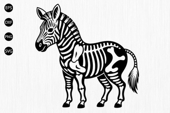 Spooky Charm Meets Practical Design in Skeleton Animal SVG