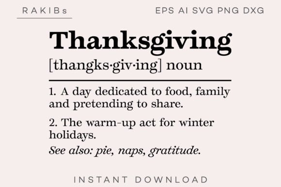 Thanksgiving Funny Definition Design: A Practical Embroidery Review