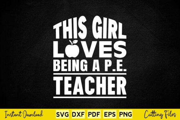 This Girl Love Being a PE Teacher