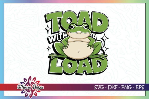 Toad with a Load Funny Frog SVG Review